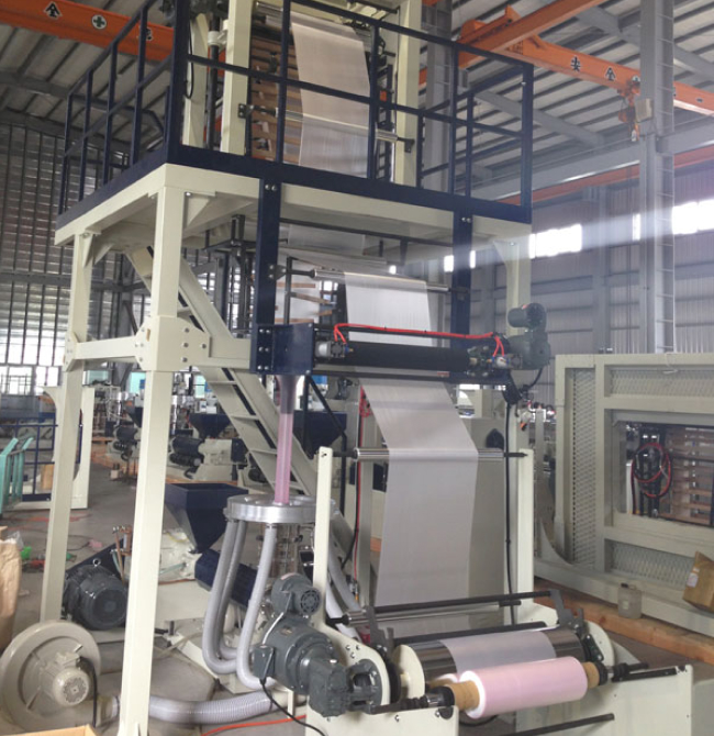 Blown film extruder machine installed in Vietnam-2